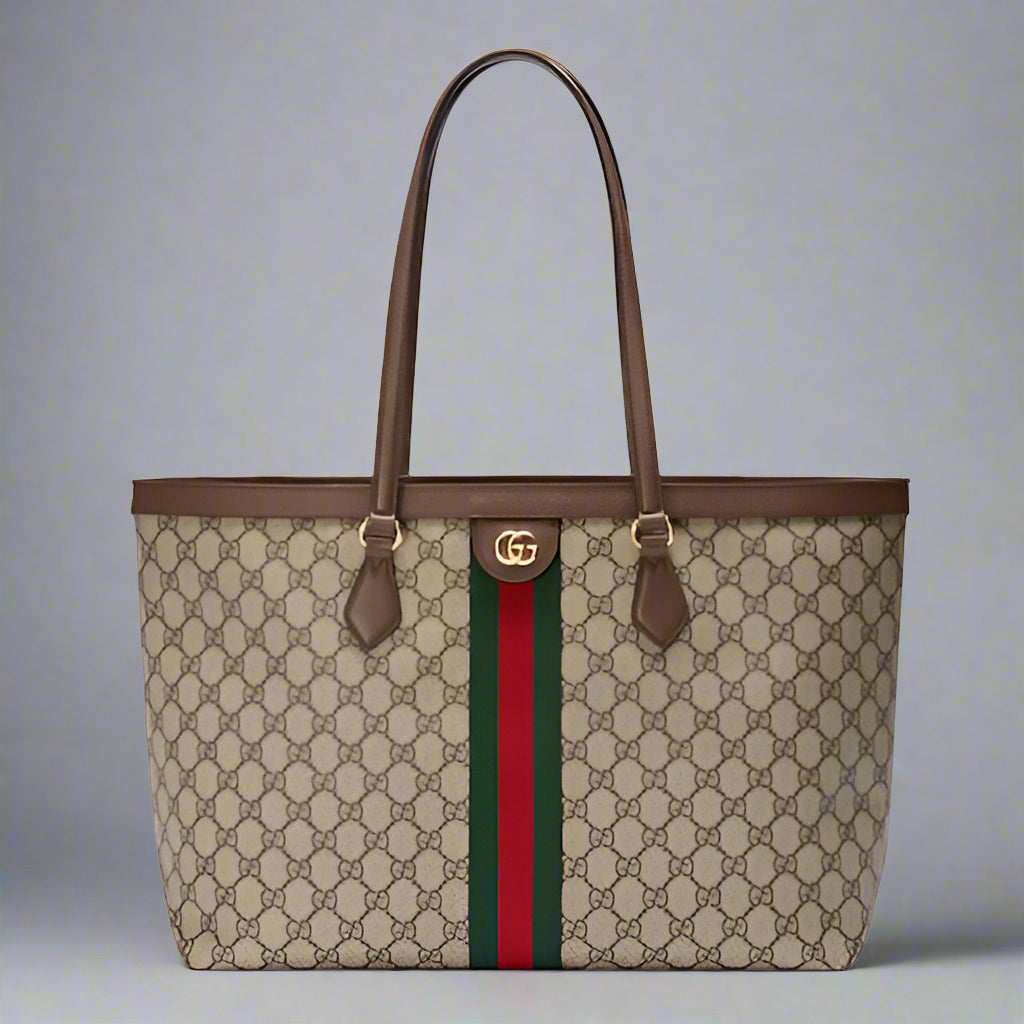 Gucci Ophidia Tote Bag With OG Box (Large) - GG Fabric