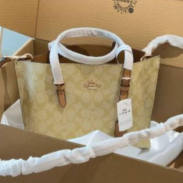 Coach Mollie Tote big size In signature bag with Dust Bag
