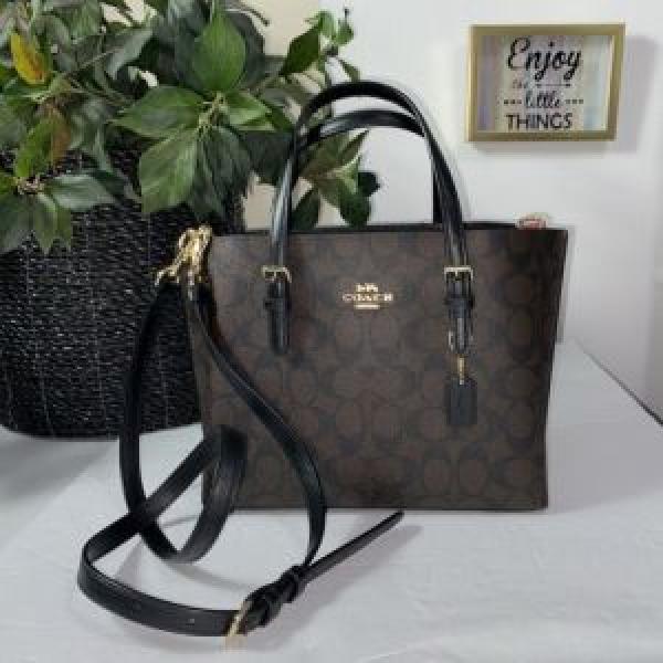Coach Mollie Tote big size In signature bag with Dust Bag