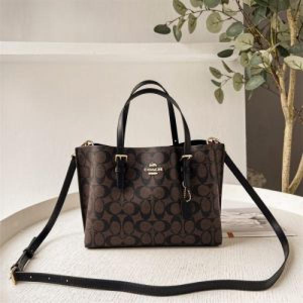 Coach Mollie Tote big size In signature bag with Dust Bag