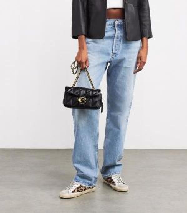 Coach Tabby Quilted Leather Shoulder Bag With Box, Dust Bag & Bill