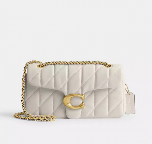Coach Tabby Quilted Leather Shoulder Bag With Box, Dust Bag & Bill