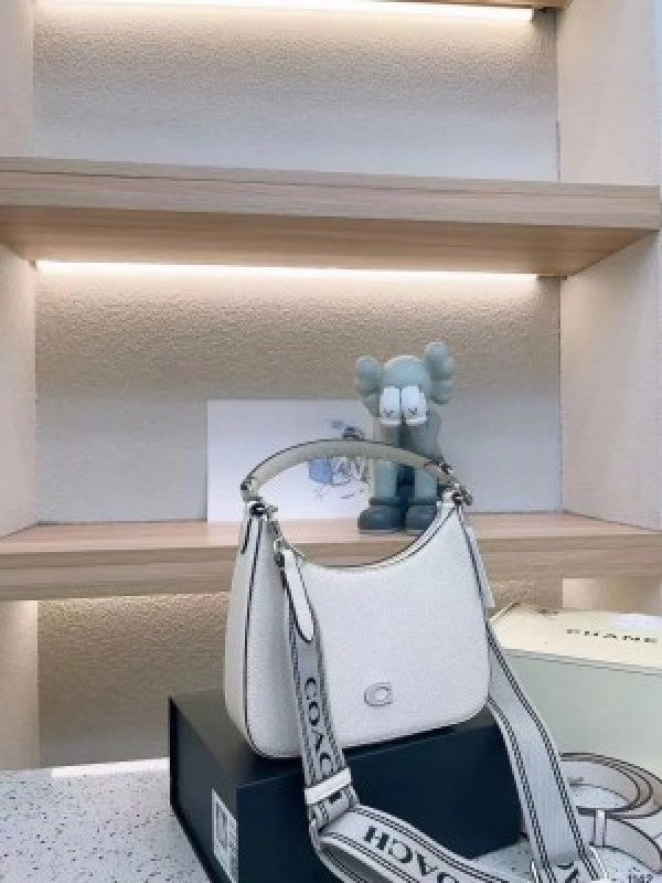 Coach Signature Crossbody Hobo Premium Quality Bag With Double Box, Dust Bag & Shoulder Strap