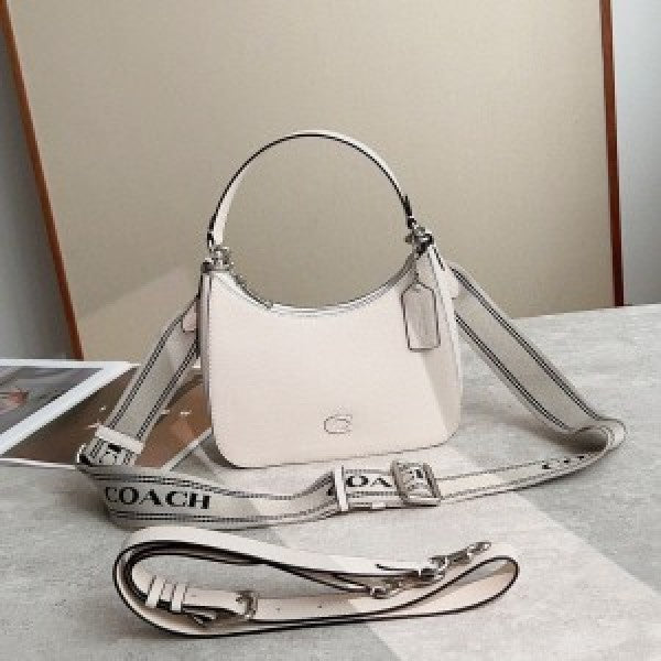 Coach Signature Crossbody Hobo Premium Quality Bag With Double Box, Dust Bag & Shoulder Strap