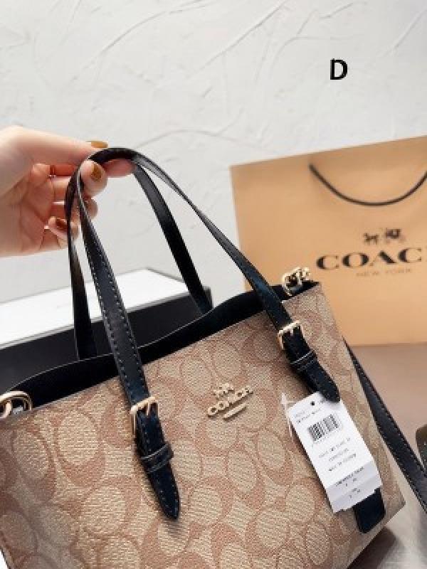 Coach Mollie Leather Tote Bag With OG Dust Bag & Shoulder Strap