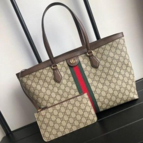 Gucci Ophidia Tote Bag With OG Box (Large) - GG Fabric