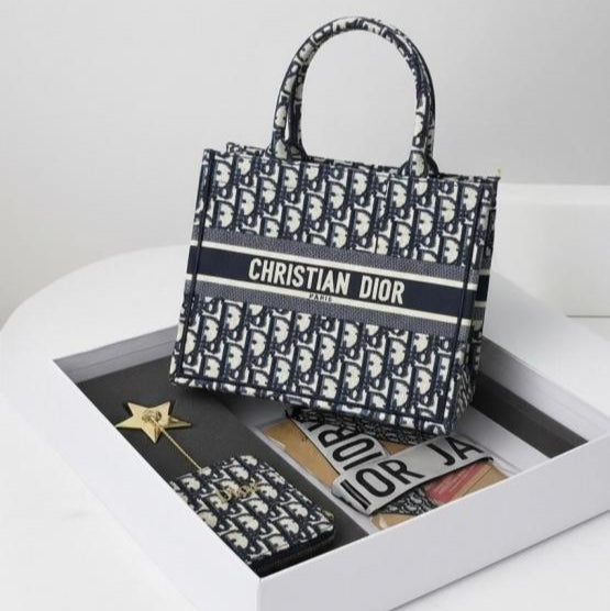 Dior Book Tote Gift Set Combo Premium Quality With Box