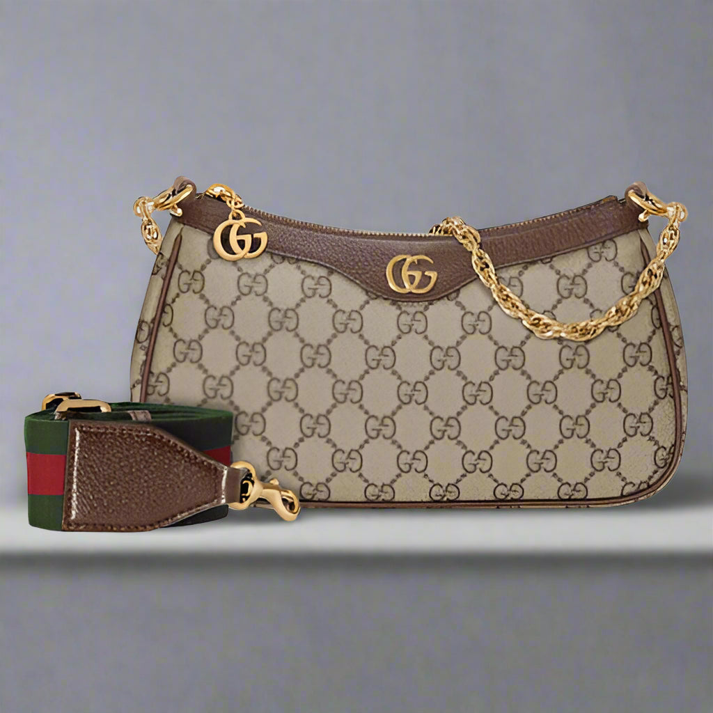 Gucci Ophidia GG Shoulder Bag With Cherry zip Double Box- With Red Box Packing & Carry Bag