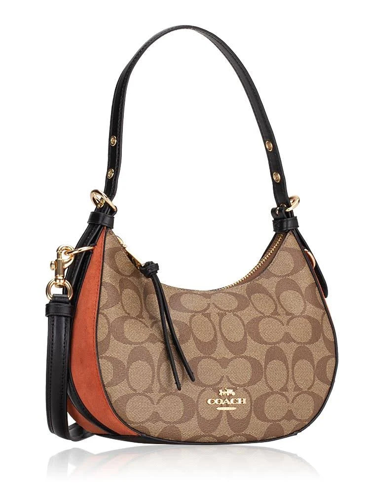 Coach Kleo Hobo Bag In Signature Bag with Double Box Premium Quality