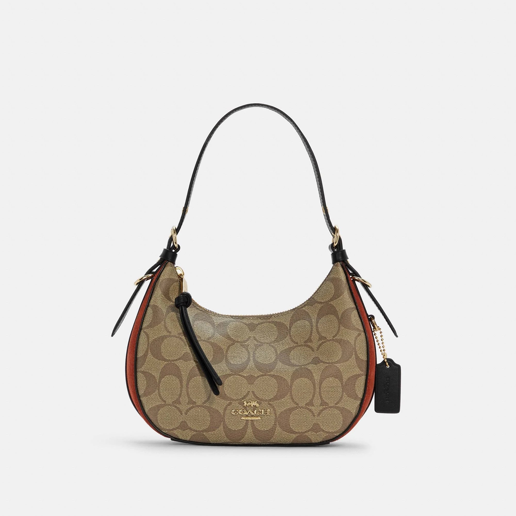 Coach Kleo Hobo Bag In Signature Bag with Double Box Premium Quality